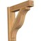 Ekena Millwork Funston Block Rough Sawn Outlooker, Western Red Cedar, 6"W x 26"D x 26"H OUT06X26X26FST05RWR - alternate 1